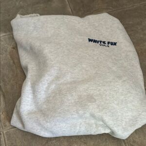 White Fox Boutique Gray Crew Neck Sweater